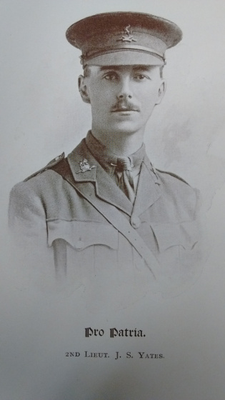 Second Lieutenant James Yates